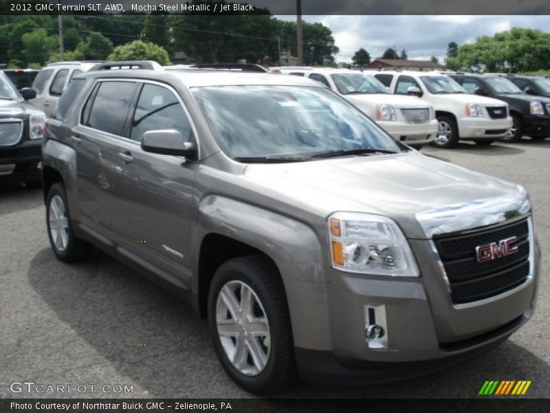 Mocha Steel Metallic / Jet Black 2012 GMC Terrain SLT AWD