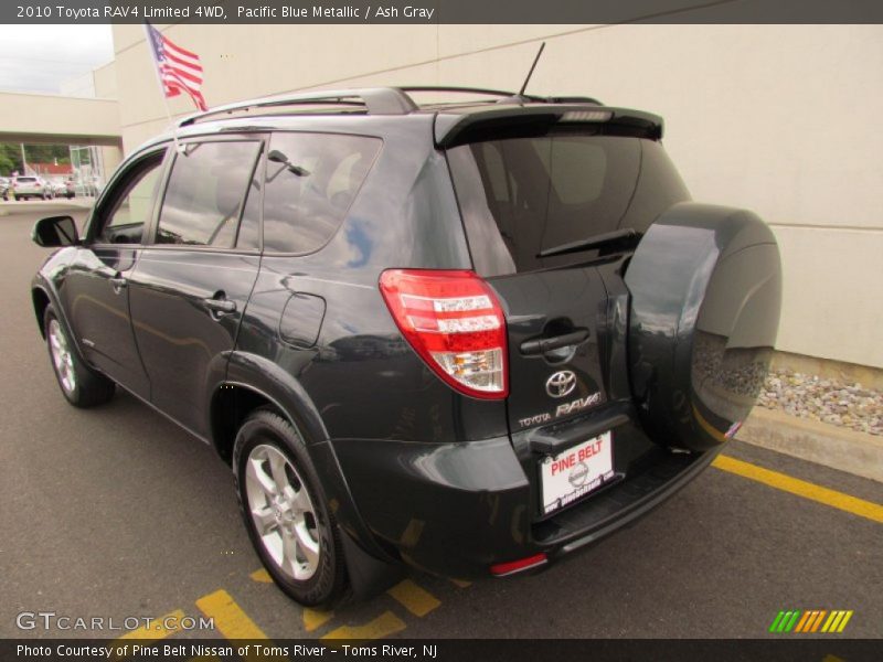 Pacific Blue Metallic / Ash Gray 2010 Toyota RAV4 Limited 4WD