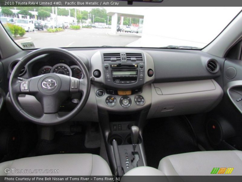 Pacific Blue Metallic / Ash Gray 2010 Toyota RAV4 Limited 4WD