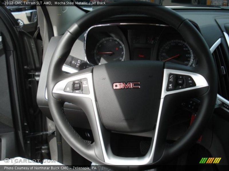 Mocha Steel Metallic / Jet Black 2012 GMC Terrain SLT AWD