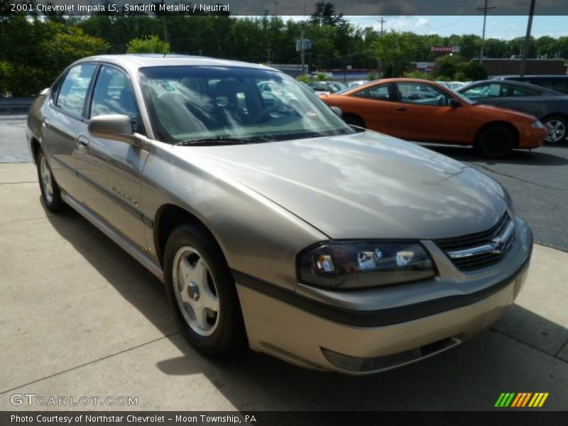 Sandrift Metallic / Neutral 2001 Chevrolet Impala LS