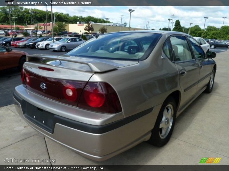 Sandrift Metallic / Neutral 2001 Chevrolet Impala LS