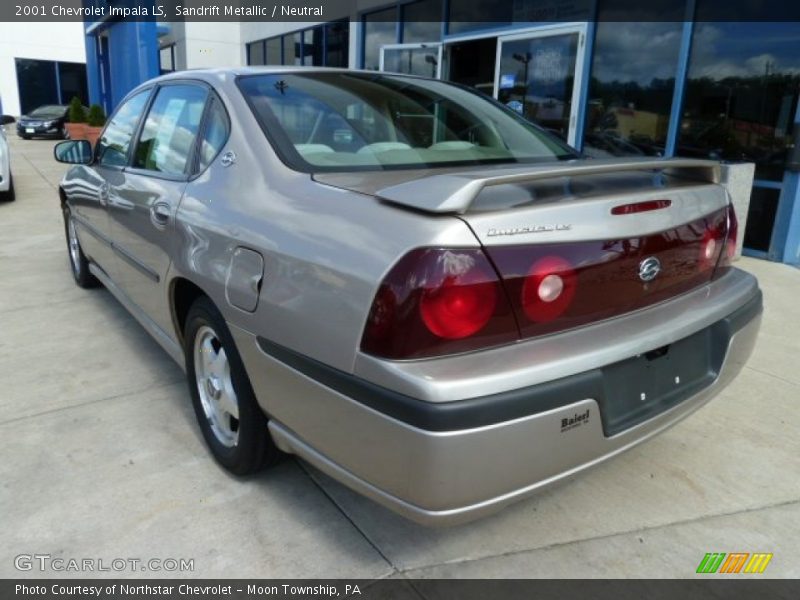 Sandrift Metallic / Neutral 2001 Chevrolet Impala LS