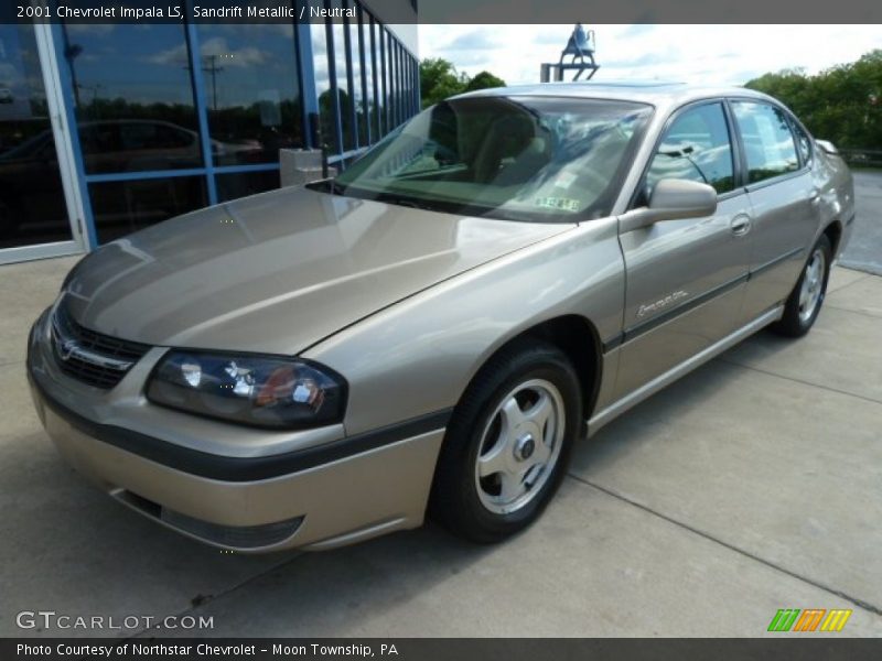 Sandrift Metallic / Neutral 2001 Chevrolet Impala LS