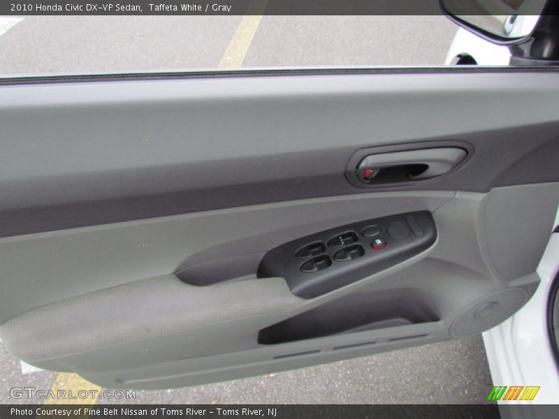Taffeta White / Gray 2010 Honda Civic DX-VP Sedan