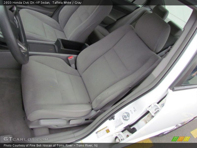 Taffeta White / Gray 2010 Honda Civic DX-VP Sedan