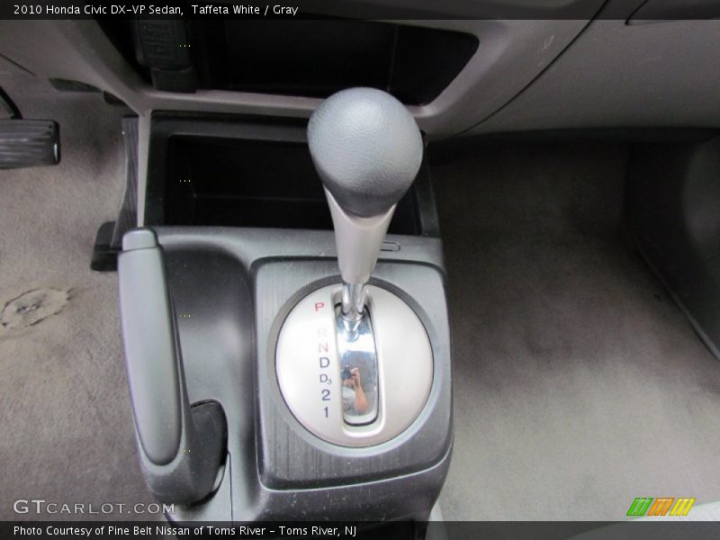 Taffeta White / Gray 2010 Honda Civic DX-VP Sedan