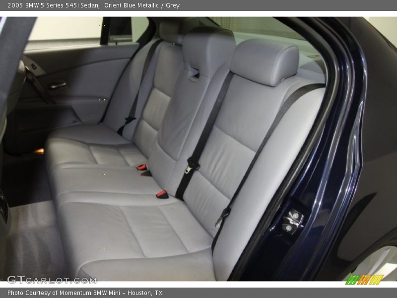 Orient Blue Metallic / Grey 2005 BMW 5 Series 545i Sedan