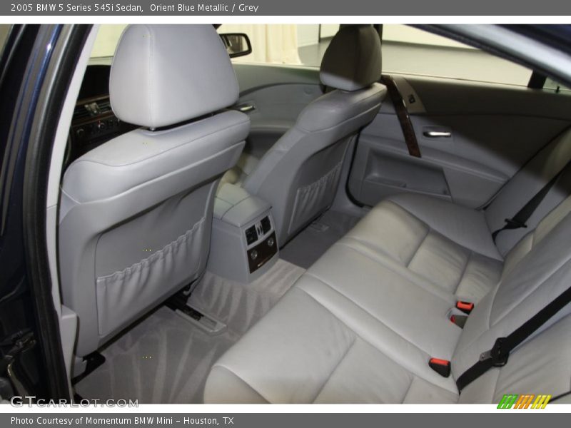 Orient Blue Metallic / Grey 2005 BMW 5 Series 545i Sedan