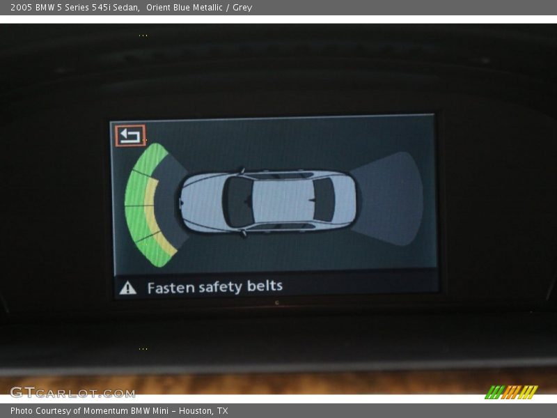 Orient Blue Metallic / Grey 2005 BMW 5 Series 545i Sedan