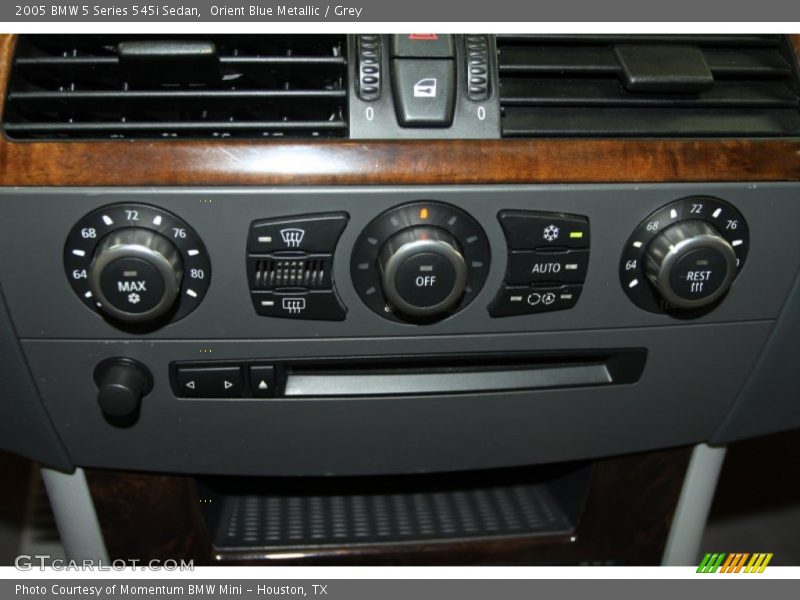 Orient Blue Metallic / Grey 2005 BMW 5 Series 545i Sedan