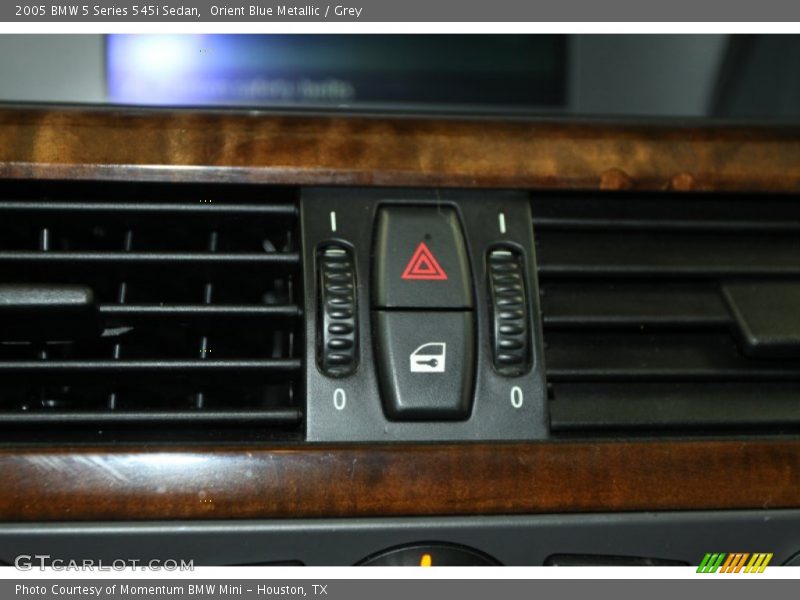 Orient Blue Metallic / Grey 2005 BMW 5 Series 545i Sedan