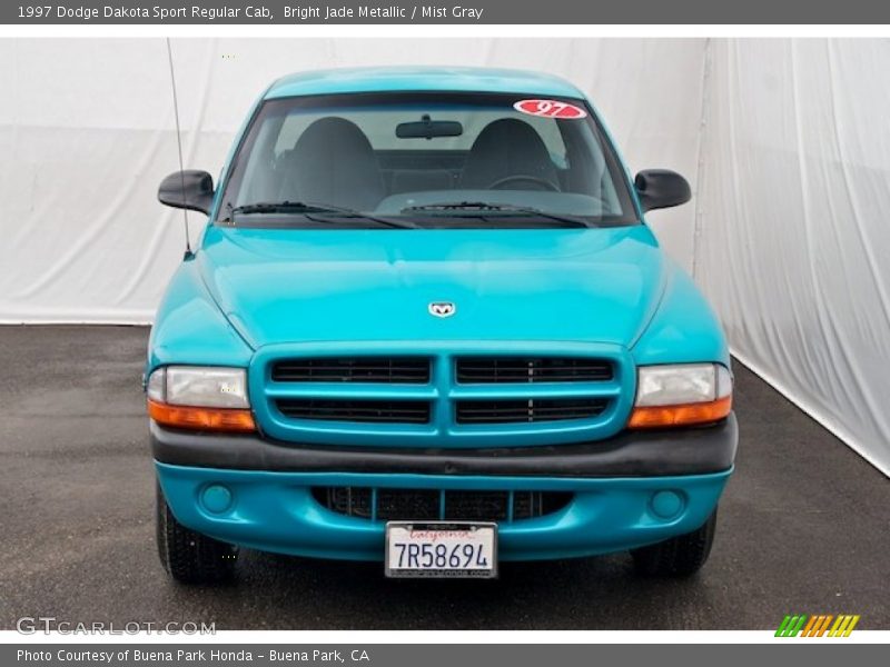 Bright Jade Metallic / Mist Gray 1997 Dodge Dakota Sport Regular Cab