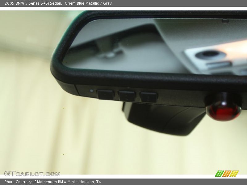 Orient Blue Metallic / Grey 2005 BMW 5 Series 545i Sedan