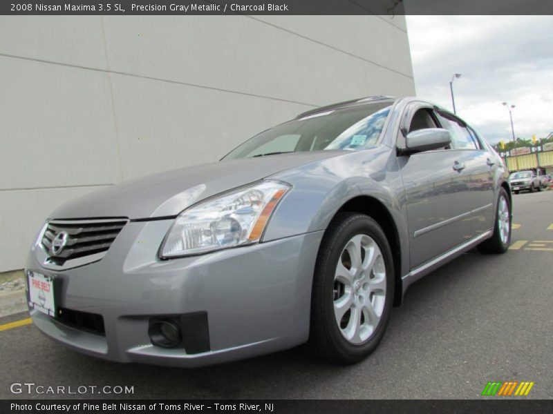Precision Gray Metallic / Charcoal Black 2008 Nissan Maxima 3.5 SL