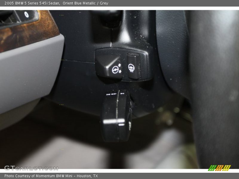 Orient Blue Metallic / Grey 2005 BMW 5 Series 545i Sedan