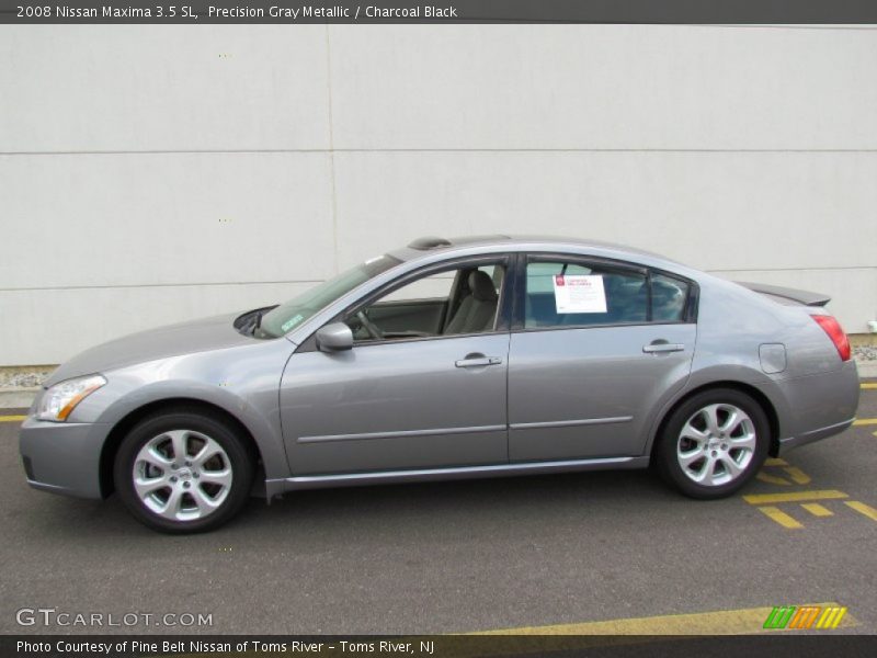 Precision Gray Metallic / Charcoal Black 2008 Nissan Maxima 3.5 SL