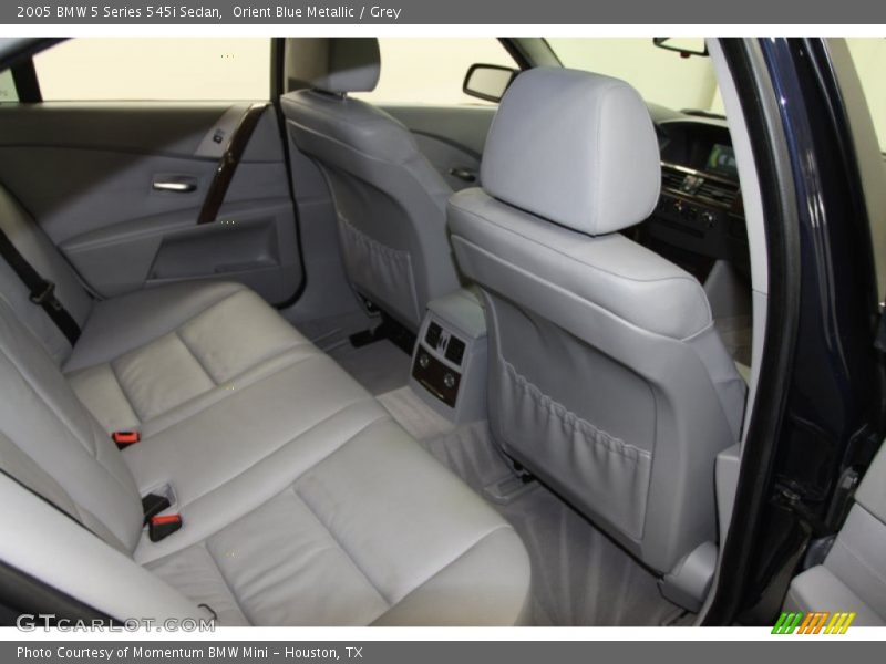 Orient Blue Metallic / Grey 2005 BMW 5 Series 545i Sedan