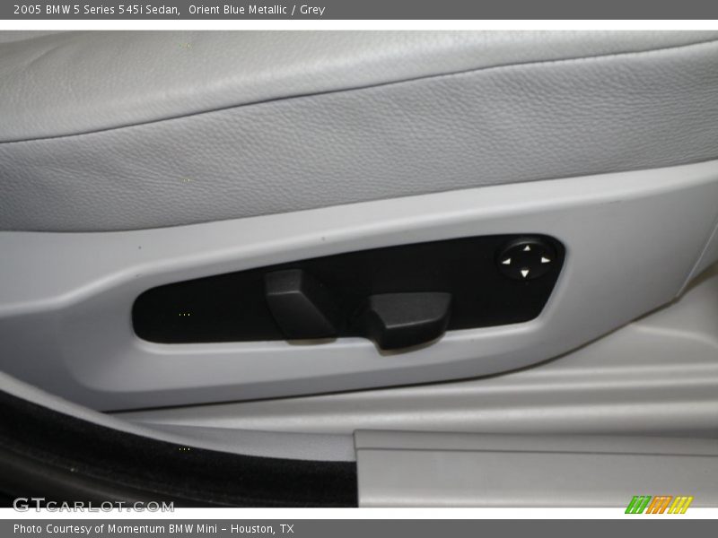 Orient Blue Metallic / Grey 2005 BMW 5 Series 545i Sedan