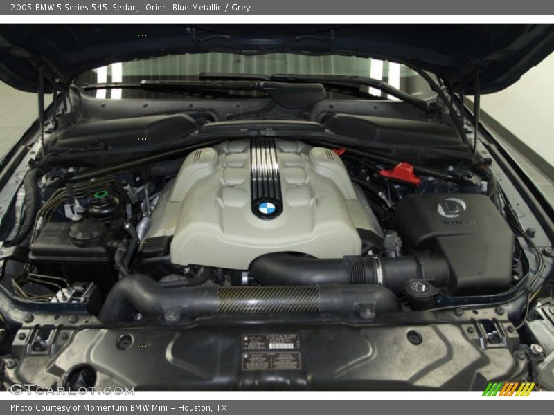 Orient Blue Metallic / Grey 2005 BMW 5 Series 545i Sedan
