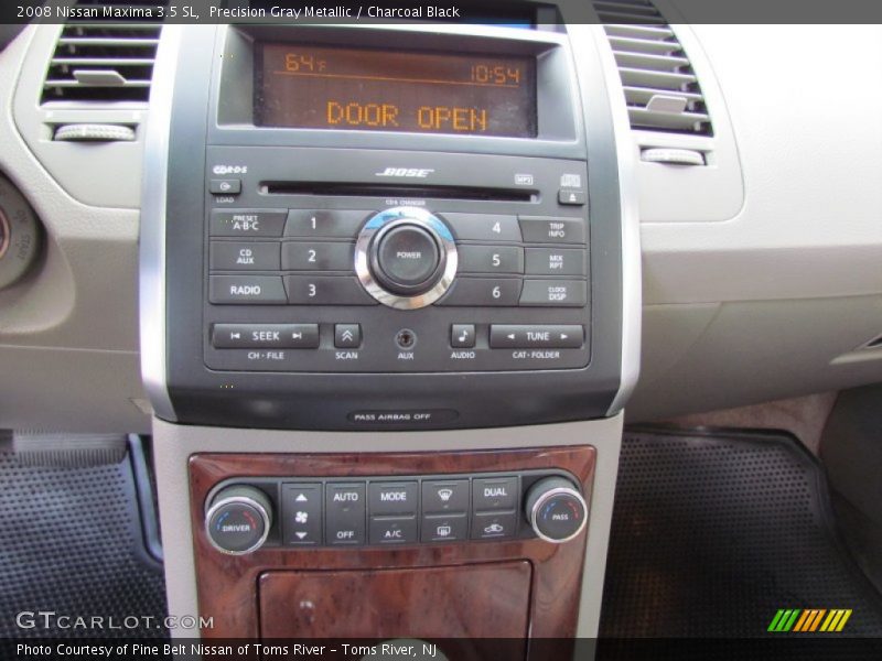 Precision Gray Metallic / Charcoal Black 2008 Nissan Maxima 3.5 SL