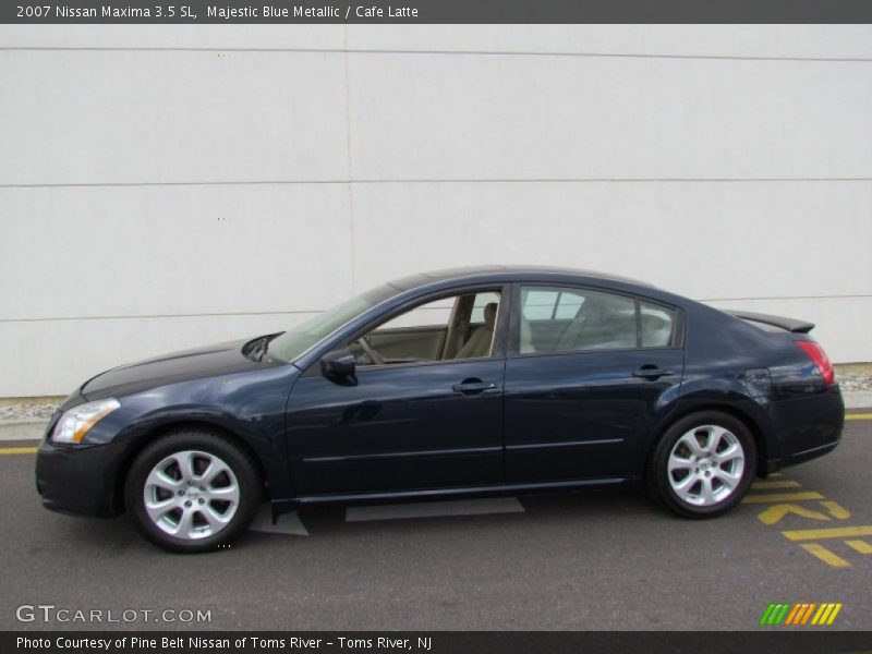 Majestic Blue Metallic / Cafe Latte 2007 Nissan Maxima 3.5 SL
