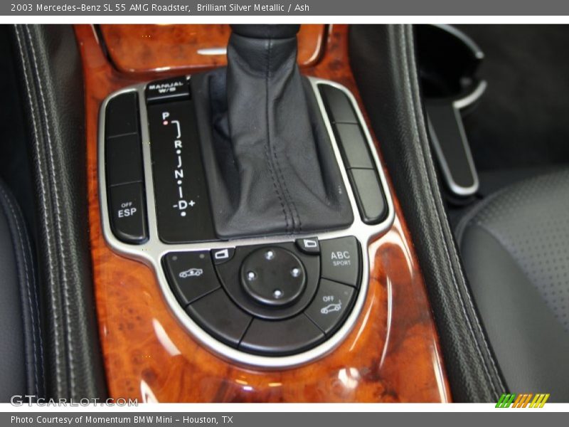 Brilliant Silver Metallic / Ash 2003 Mercedes-Benz SL 55 AMG Roadster