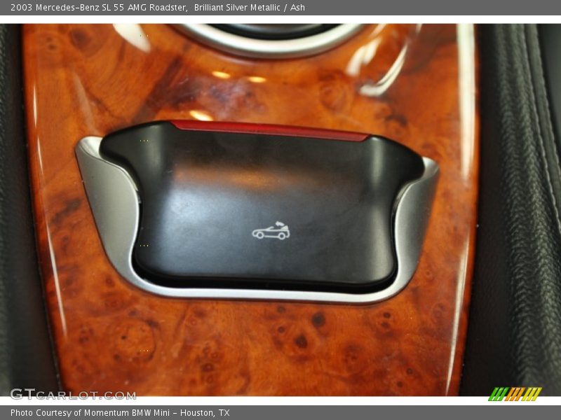 Brilliant Silver Metallic / Ash 2003 Mercedes-Benz SL 55 AMG Roadster