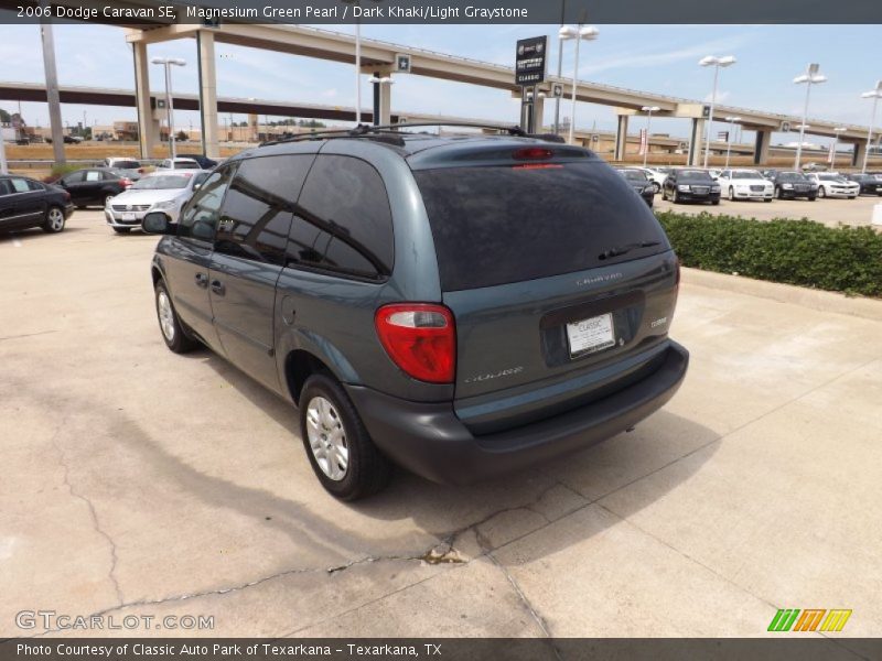 Magnesium Green Pearl / Dark Khaki/Light Graystone 2006 Dodge Caravan SE