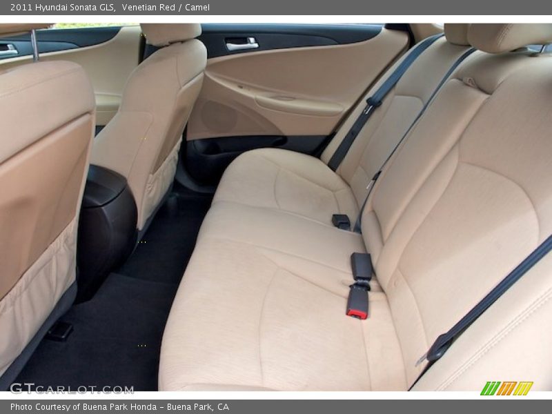 Venetian Red / Camel 2011 Hyundai Sonata GLS