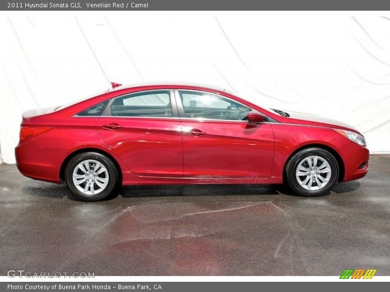 Venetian Red / Camel 2011 Hyundai Sonata GLS