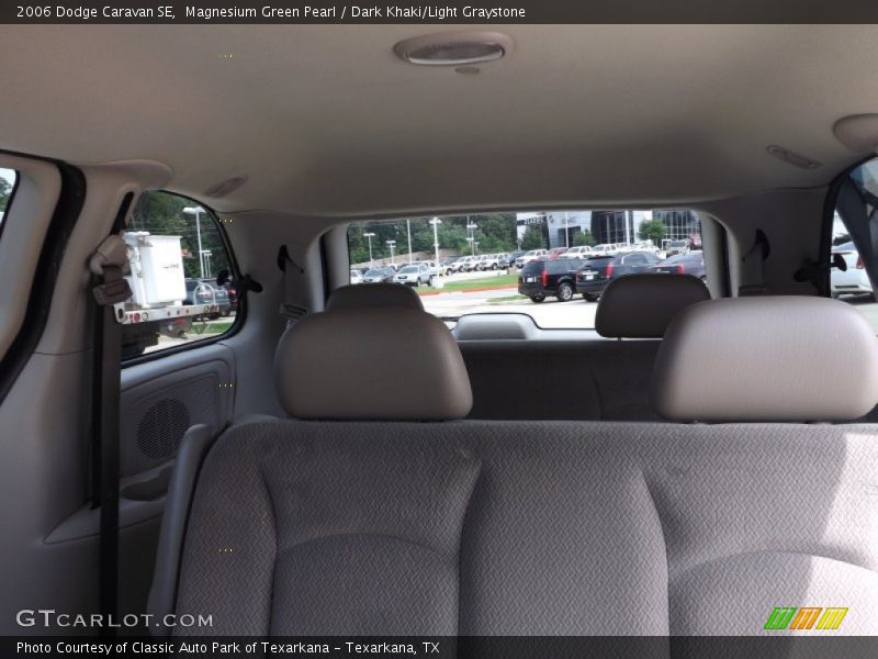Magnesium Green Pearl / Dark Khaki/Light Graystone 2006 Dodge Caravan SE