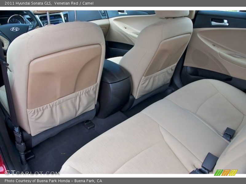 Venetian Red / Camel 2011 Hyundai Sonata GLS