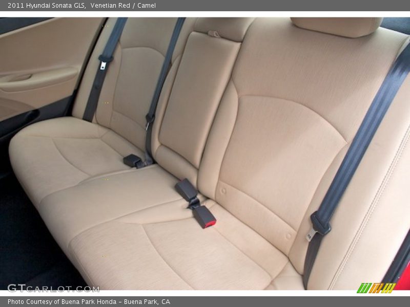 Venetian Red / Camel 2011 Hyundai Sonata GLS