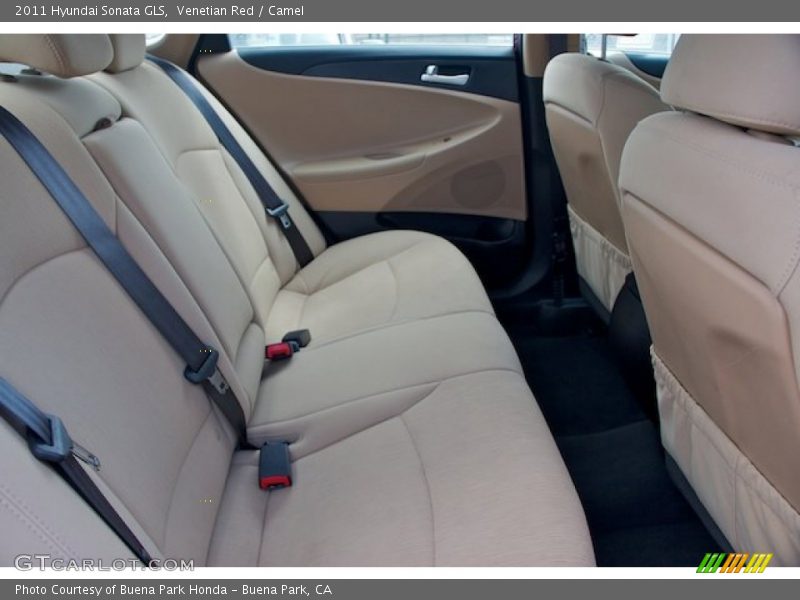 Venetian Red / Camel 2011 Hyundai Sonata GLS