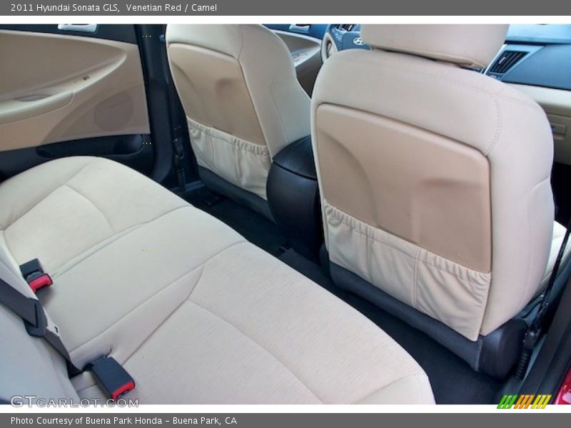 Venetian Red / Camel 2011 Hyundai Sonata GLS