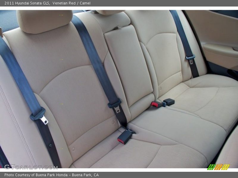 Venetian Red / Camel 2011 Hyundai Sonata GLS