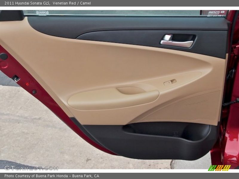 Venetian Red / Camel 2011 Hyundai Sonata GLS