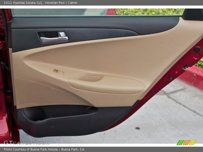 Venetian Red / Camel 2011 Hyundai Sonata GLS