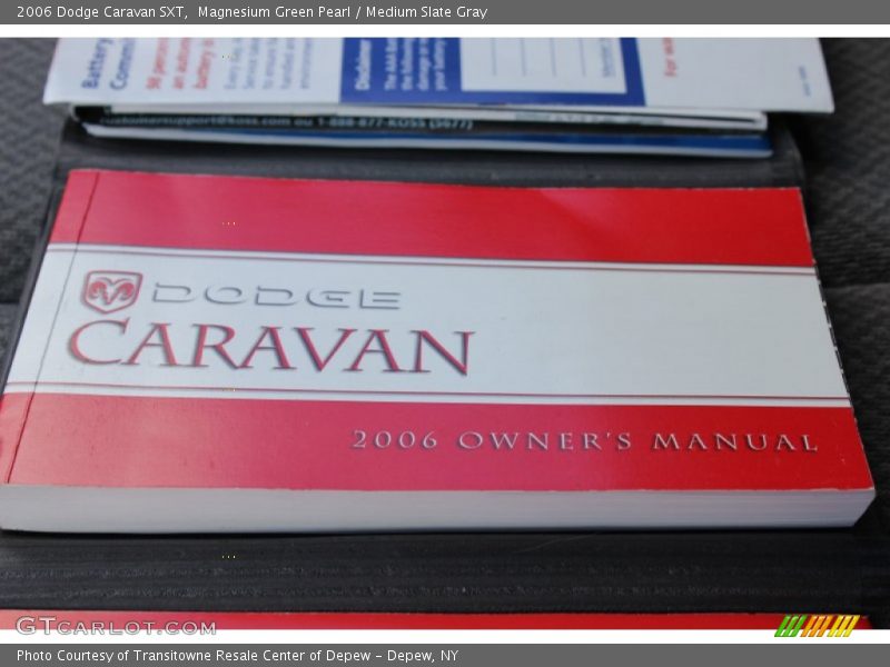 Magnesium Green Pearl / Medium Slate Gray 2006 Dodge Caravan SXT