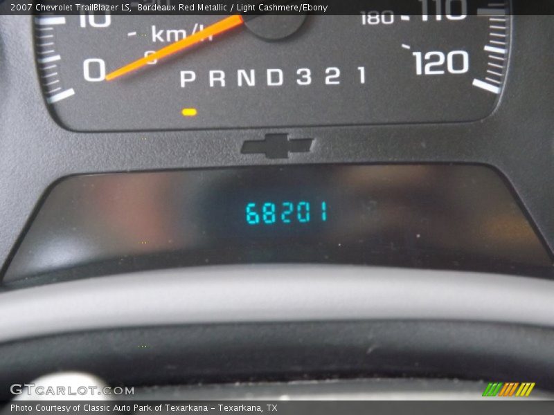 Bordeaux Red Metallic / Light Cashmere/Ebony 2007 Chevrolet TrailBlazer LS