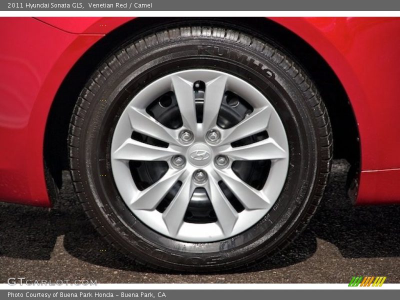 Venetian Red / Camel 2011 Hyundai Sonata GLS