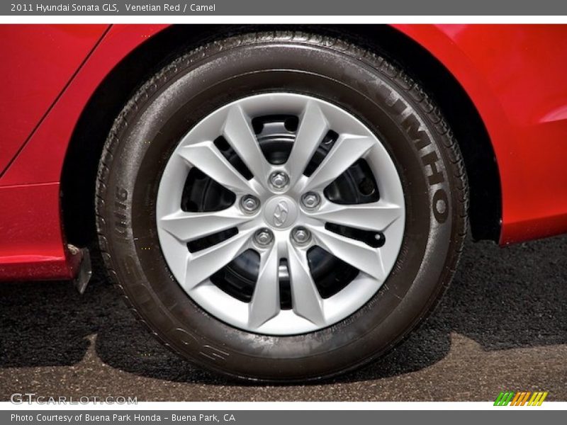Venetian Red / Camel 2011 Hyundai Sonata GLS