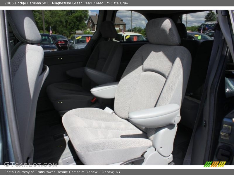Magnesium Green Pearl / Medium Slate Gray 2006 Dodge Caravan SXT