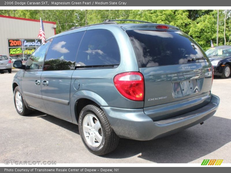 Magnesium Green Pearl / Medium Slate Gray 2006 Dodge Caravan SXT