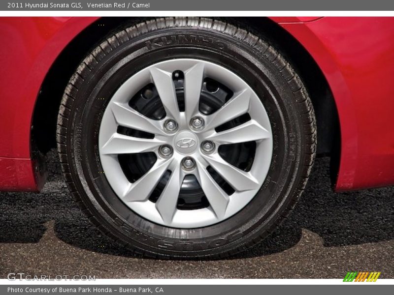 Venetian Red / Camel 2011 Hyundai Sonata GLS