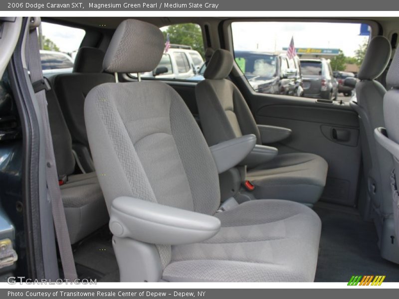 Magnesium Green Pearl / Medium Slate Gray 2006 Dodge Caravan SXT