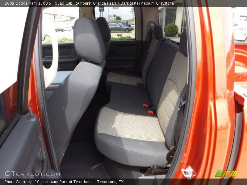 Sunburst Orange Pearl / Dark Slate/Medium Graystone 2009 Dodge Ram 1500 ST Quad Cab