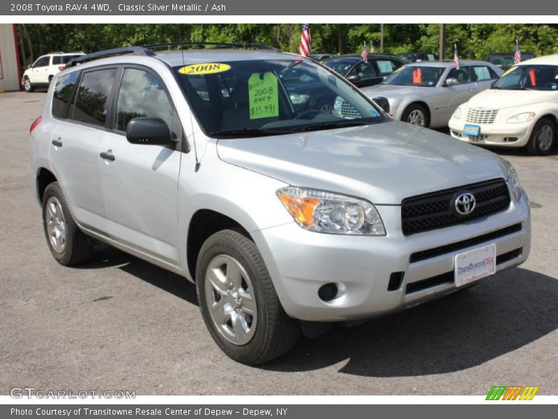 Classic Silver Metallic / Ash 2008 Toyota RAV4 4WD