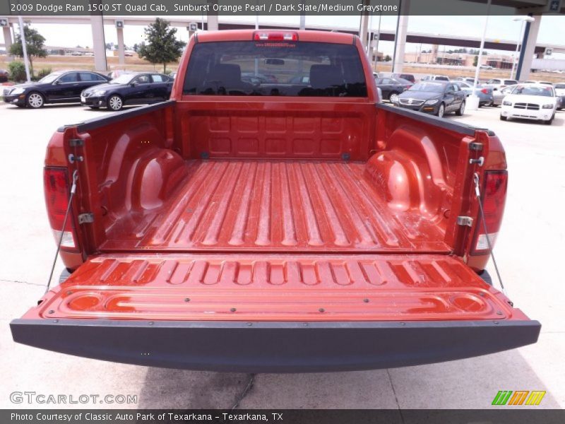 Sunburst Orange Pearl / Dark Slate/Medium Graystone 2009 Dodge Ram 1500 ST Quad Cab